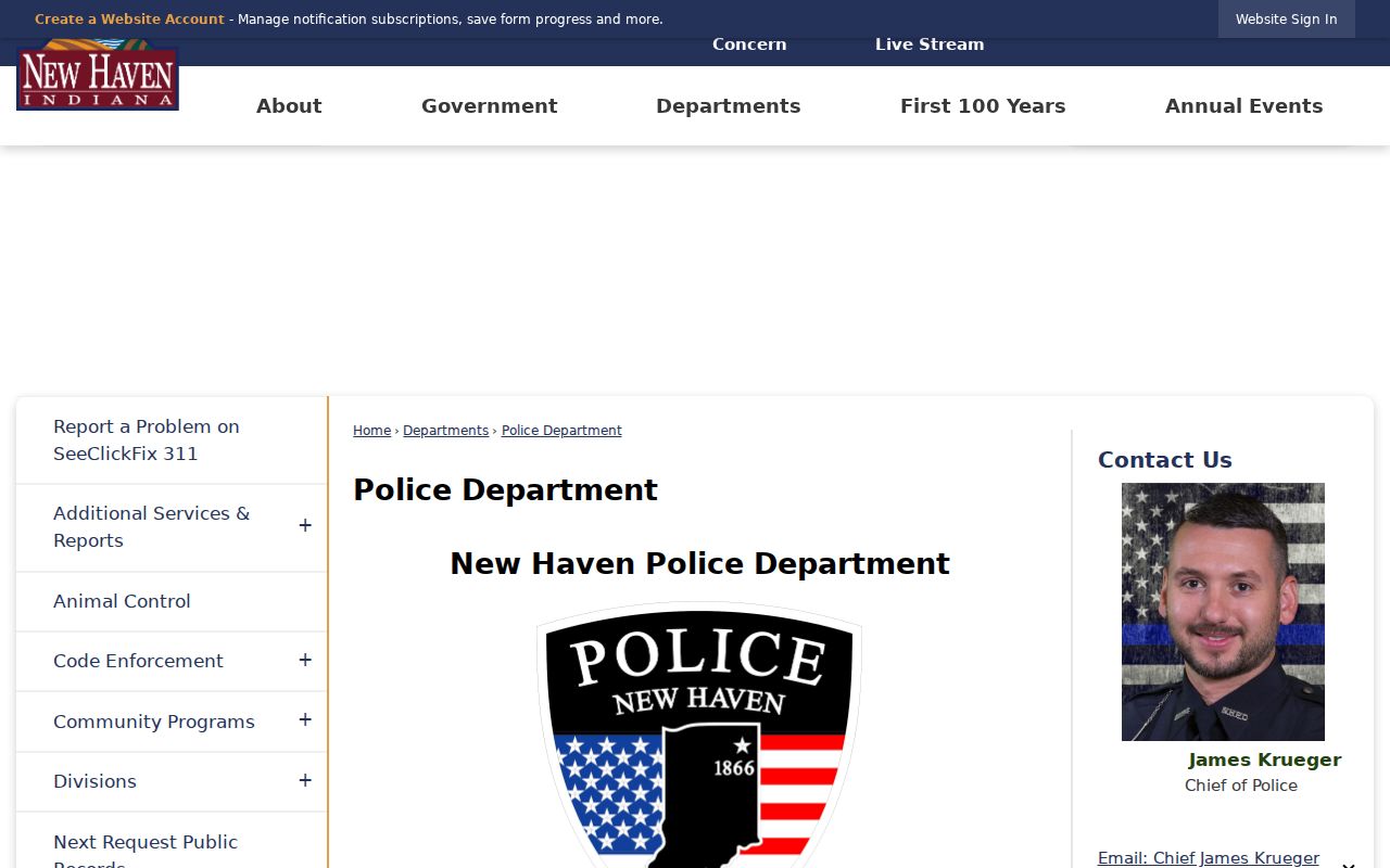 New Haven warrant records police contact routes